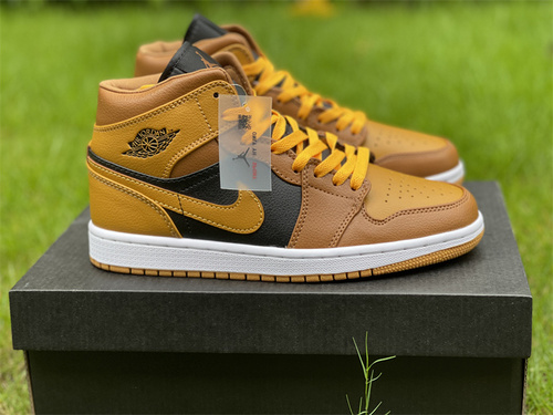 Original version_ Air Jordan 1 MID gang_ the item number BQ6472-700. Full code shipment 36--45 xh-488cdfdd